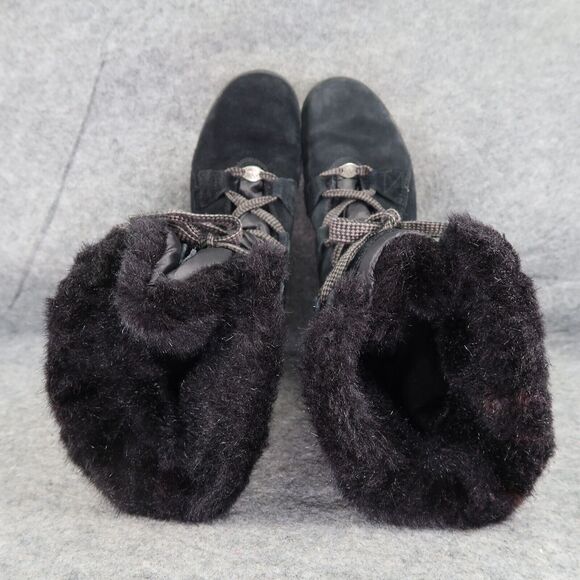 Timberland Shoes Womens 8 Boots Winter Quilted Lace Up Leather Fashion Comfort - Picture 9 of 16